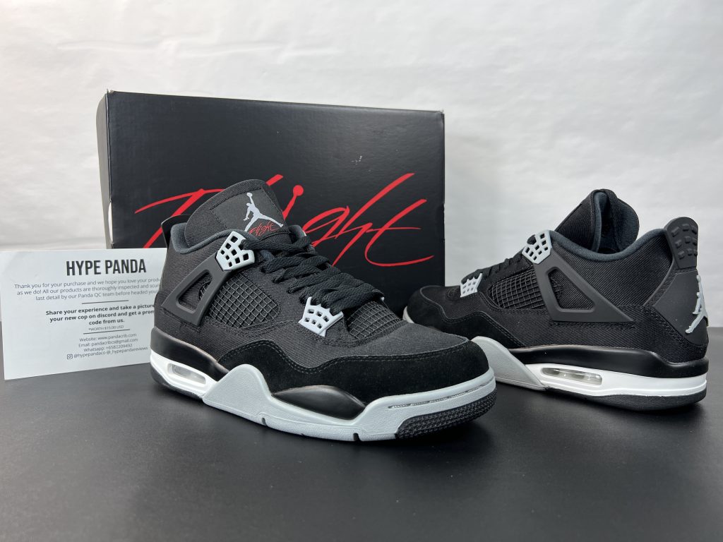 AJ 4 Retro Black Canvas – Hype Panda