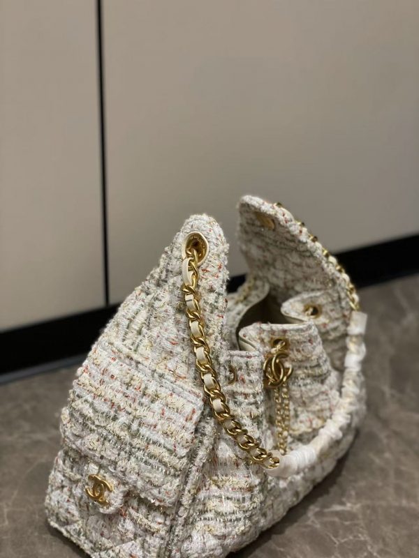 CC The 25 Bag with Gold-tone Wool Tweed - Image 4