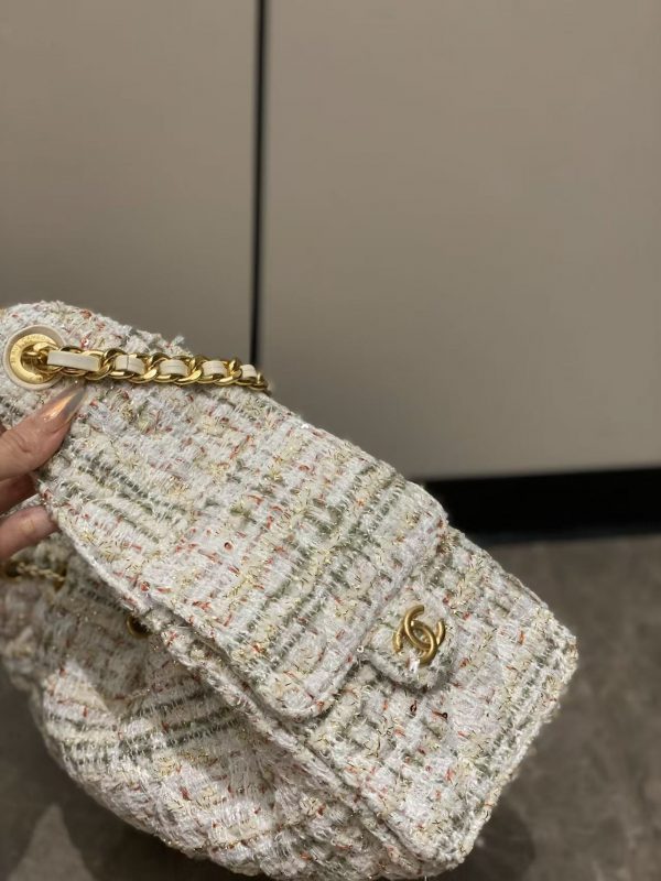 CC The 25 Bag with Gold-tone Wool Tweed - Image 3