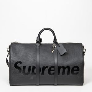 SUP x Keepall Bandoulière Epi in Black